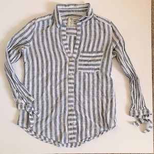 A&F Striped Button Down